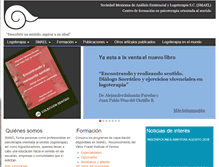 Tablet Screenshot of logoterapia.com.mx